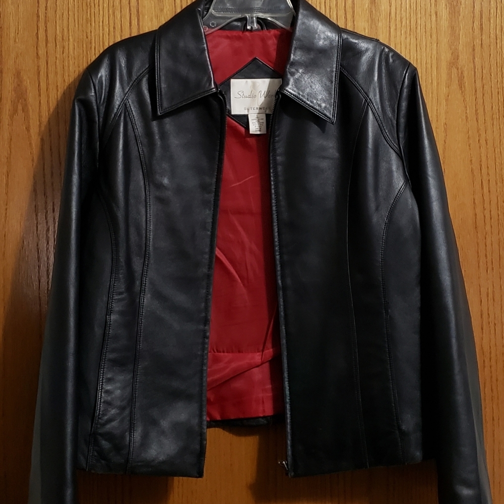 Lovely Studio Works Outerwear Black Leather Jacket